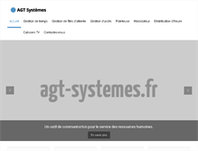 Tablet Screenshot of agt-systemes.fr